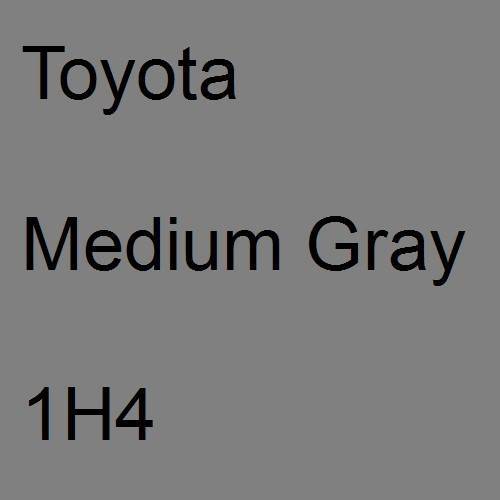 Toyota, Medium Gray, 1H4.